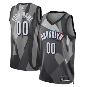 Delizioso Stupendo Magnifico Brooklyn Nets Nike Unisex 2024/25 Custom Swingman Jersey City Edition Gray