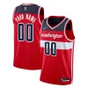 Delizioso Washington Wizards Nike 2021/22 Diamond Swingman Custom Jersey Icon Edition Red