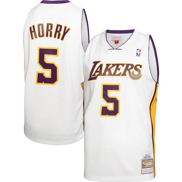 Duraturo Attraente Splendido Robert Horry Los Angeles Lakers 2001/02 Hardwood Classics Swingman Jersey White