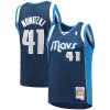 Duraturo Incantevole Dirk Nowitzki Dallas Mavericks 2011/12 Hardwood Classics Swingman Jersey Navy
