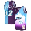 Duraturo John Stockton Utah Jazz Hardwood Classics 1996/97 Split Swingman Jersey Purple/Turquoise