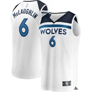 Duraturo Jordan McLaughlin Minnesota Timberwolves Youth Fast Break Replica Player Jersey Association Edition White