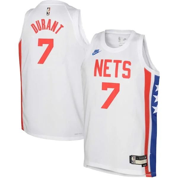 Duraturo Kevin Durant Brooklyn Nets Nike Youth 2022/23 Swingman Jersey White Classic Edition
