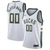 Duraturo Milwaukee Bucks Nike 2020/21 Swingman Custom Jersey Association Edition White