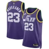 Duraturo Prestigioso Attraente Lauri Markkanen Utah Jazz Nike Unisex 2023/24 Swingman Replica Jersey Classic Edition Purple