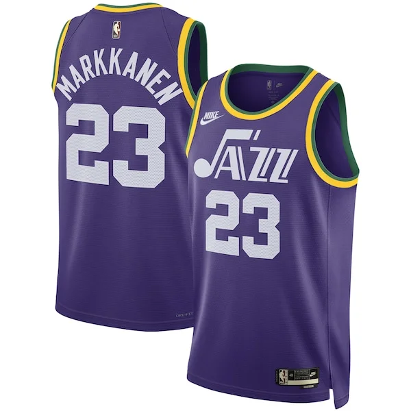 Duraturo Prestigioso Attraente Lauri Markkanen Utah Jazz Nike Unisex 2023/24 Swingman Replica Jersey Classic Edition Purple