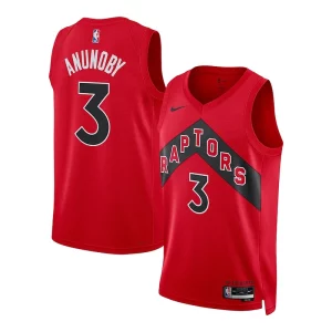Duraturo Prestigioso Eccezionale OG Anunoby Toronto Raptors Nike Unisex Swingman Jersey Association Edition Red
