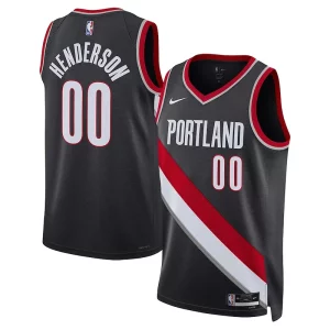 Fascinante Fantastico Accattivante Scoot Henderson Portland Trail Blazers Nike Unisex 2023 NBA Draft Swingman Jersey Icon Edition Black