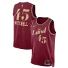 Duraturo Robusto Donovan Mitchell Cleveland Cavaliers Nike Unisex 2023/24 Swingman Jersey Wine City Edition