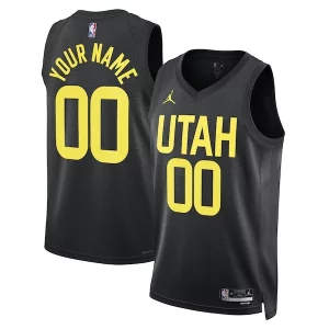 Duraturo Stupendo Utah Jazz Jordan Brand Unisex 2022/23 Swingman Custom Jersey Statement Edition Black