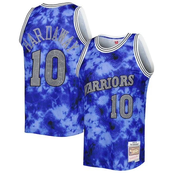 Duraturo Tim Hardaway Golden State Warriors 1990/91 Galaxy Swingman Jersey Blue