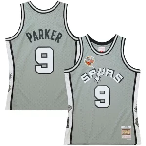 Duraturo Tony Parker San Antonio Spurs Unisex Hall of Fame Class of 2023 Throwback Swingman Jersey Gray