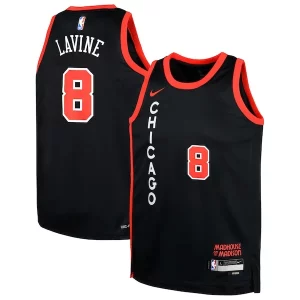 Duraturo Zach LaVine Chicago Bulls Nike Youth Swingman Replica Jersey City Edition Black