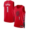 Fantastico Raffinato Meraviglioso Anfernee Simons Portland Trail Blazers Jordan Brand Unisex Swingman Jersey Statement Edition Red