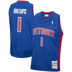 Eccezionale Chauncey Billups Detroit Pistons 2003/04 Hardwood Classics Swingman Jersey Royal