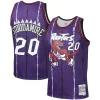 Eccezionale Damon Stoudamire Toronto Raptors 1995/96 Hardwood Classics Swingman Jersey Purple