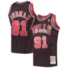 Eccezionale Dennis Rodman Chicago Bulls Hardwood Classics Swingman Jersey Black