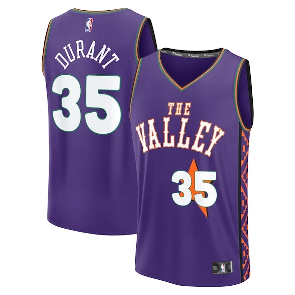 Lussuoso Accattivante Kevin Durant Phoenix Suns Youth 2024/25 Fast Break Player Jersey City Edition Purple