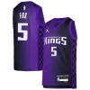 Eccezionale Magnifico De'Aaron Fox Sacramento Kings Jordan Brand Youth Swingman Jersey Statement Edition Purple