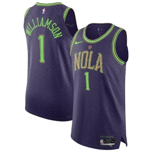 Eccezionale Meraviglioso Zion Williamson New Orleans Pelicans Nike 2024/25 Authentic Player Jersey City Edition Purple