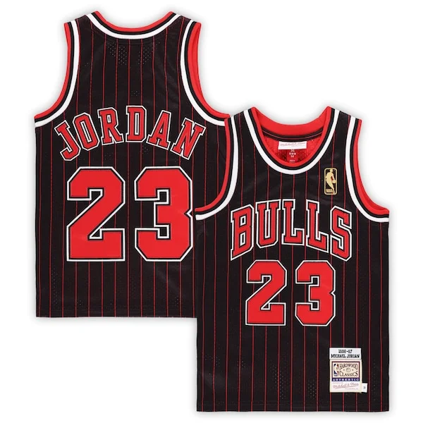 Eccezionale Michael Jordan Chicago Bulls Preschool 1996/97 Hardwood Classics Authentic Jersey Black/Red/White