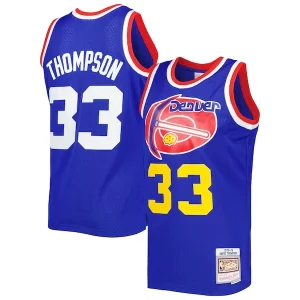Eccezionale Moderno David Thompson Denver Nuggets Hardwood Classics 1975/76 Swingman Jersey Royal