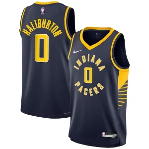 Eccezionale Moderno Ottimo Tyrese Haliburton Indiana Pacers Nike Youth Swingman Jersey Icon Edition Navy