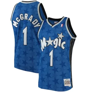 Eccezionale Pratico Tracy McGrady Orlando Magic Hardwood Classics Swingman Jersey Blue