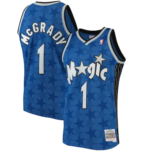 Eccezionale Pratico Tracy McGrady Orlando Magic Hardwood Classics Swingman Jersey Blue