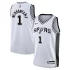 Eccezionale Prestigioso Victor Wembanyama San Antonio Spurs Nike Youth Swingman Jersey Association Edition White