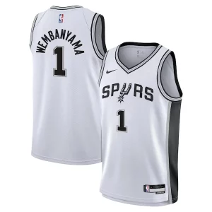 Eccezionale Prestigioso Victor Wembanyama San Antonio Spurs Nike Youth Swingman Jersey Association Edition White