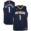 Eccezionale Resistente Versatile Zion Williamson New Orleans Pelicans Nike Youth Swingman Jersey Icon Edition Navy/White