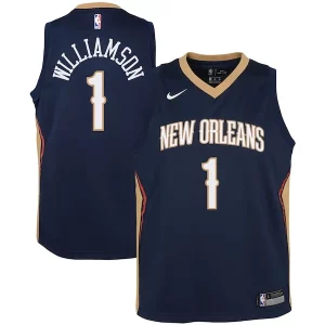 Eccezionale Resistente Versatile Zion Williamson New Orleans Pelicans Nike Youth Swingman Jersey Icon Edition Navy/White