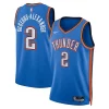 Eccezionale Shai Gilgeous Alexander Oklahoma City Thunder Nike Unisex Swingman Replica Jersey Icon Edition Blue