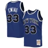 Eccezionale Trendy Stupendo Patrick Ewing New York Knicks 1997/98 Hardwood Classics Off Court Swingman Jersey Blue