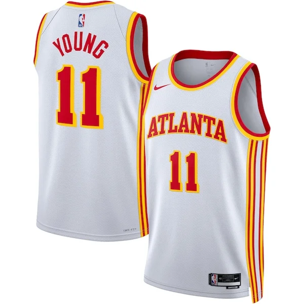 Eccezionale Versatile Attraente Trae Young Atlanta Hawks Nike Unisex Swingman Jersey Association Edition White/Red
