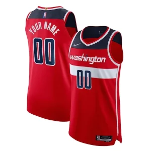 Eccezionale Washington Wizards Nike 2021/22 Diamond Authentic Custom Jersey Icon Edition Red