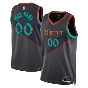 Eccezionale Washington Wizards Nike Unisex 2023/24 Custom Swingman Jersey Black City Edition