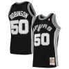 Elegante David Robinson San Antonio Spurs 1991/92 Hardwood Classics Swingman Jersey Black