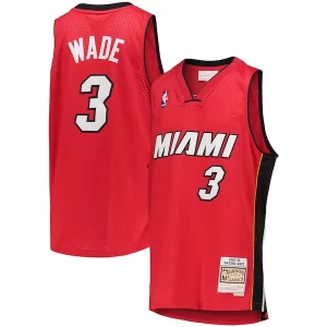 Elegante Dwyane Wade Miami Heat Youth 2005/06 Hardwood Classics Swingman Jersey Red