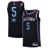 Elegante Eccezionale Raffinato De'Aaron Fox Sacramento Kings Nike Authentic Player Jersey City Edition Black