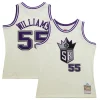 Elegante Jason Williams Sacramento Kings Chainstitch Swingman Jersey Cream