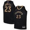 Elegante Lussuoso Fred VanVleet Toronto Raptors Nike Youth 2022/23 Swingman Jersey City Edition Black