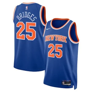 Elegante Magnifico Mikal Bridges New York Knicks Nike Unisex 2024 Offseason Addition Nike Swingman Jersey Blue