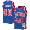 Elegante Ottimo Bill Laimbeer Detroit Pistons Youth 1988/89 Hardwood Classics Swingman Jersey Blue