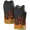 Elegante Penny Hardaway Orlando Magic 1994/95 Hardwood Classics Flames Swingman Jersey Black