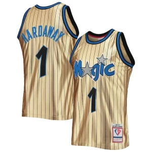 Elegante Penny Hardaway Orlando Magic 75th Anniversary 1993/94 Hardwood Classics Swingman Jersey Gold
