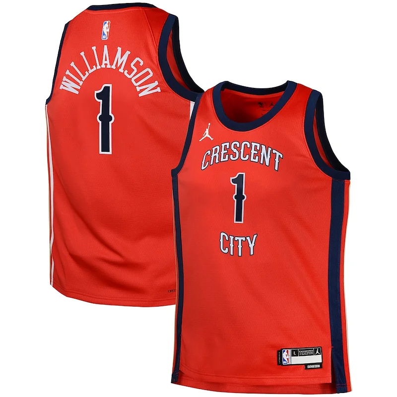 Resistente Prestigioso Stupendo Zion Williamson New Orleans Pelicans Jordan Brand Swingman Jersey Statement Red
