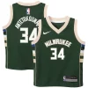 Elegante Robusto Duraturo Giannis Antetokounmpo Milwaukee Bucks Nike Preschool Swingman Player Jersey Icon Edition Hunter Green