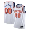 Elegante Splendido Eccezionale New York Knicks Nike Unisex Swingman Custom Jersey White Association Edition/Blue